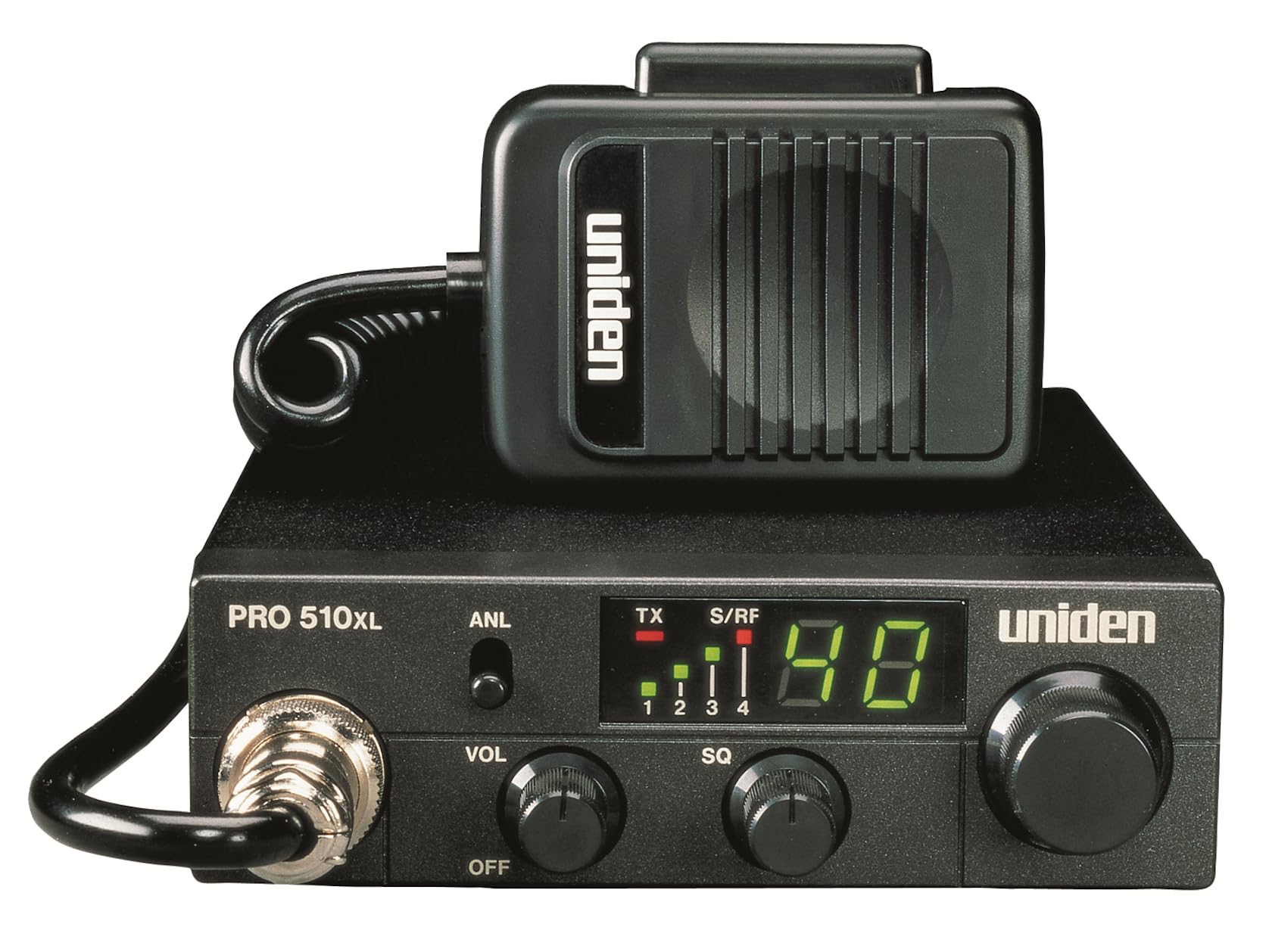 UNIDEN PRO510XL 40-Channel Compact CB Radio