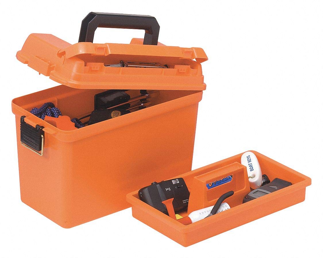 Plano 181250 Emergency Supply Box with Large  Orange
