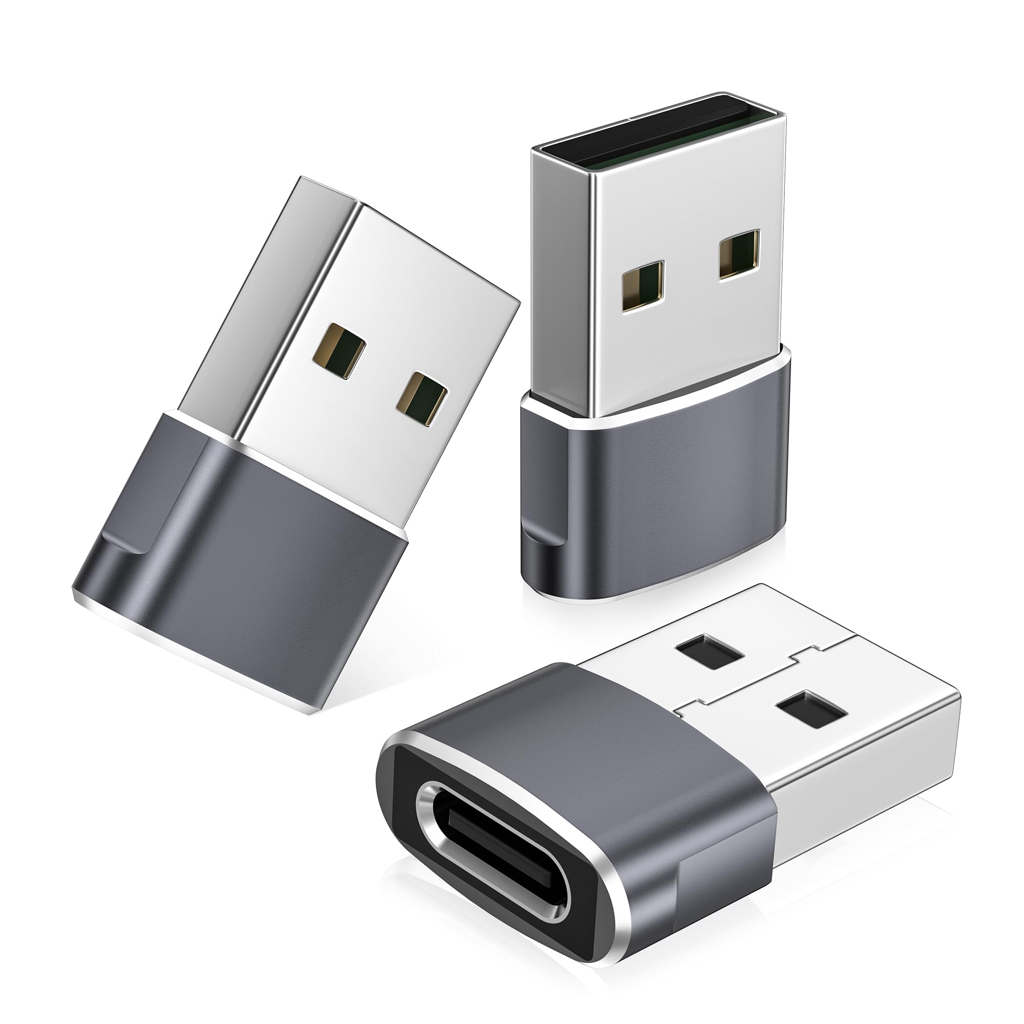 Basesailor USB to USB C Adapter,USBC Female to USB A Male Charger Adapter