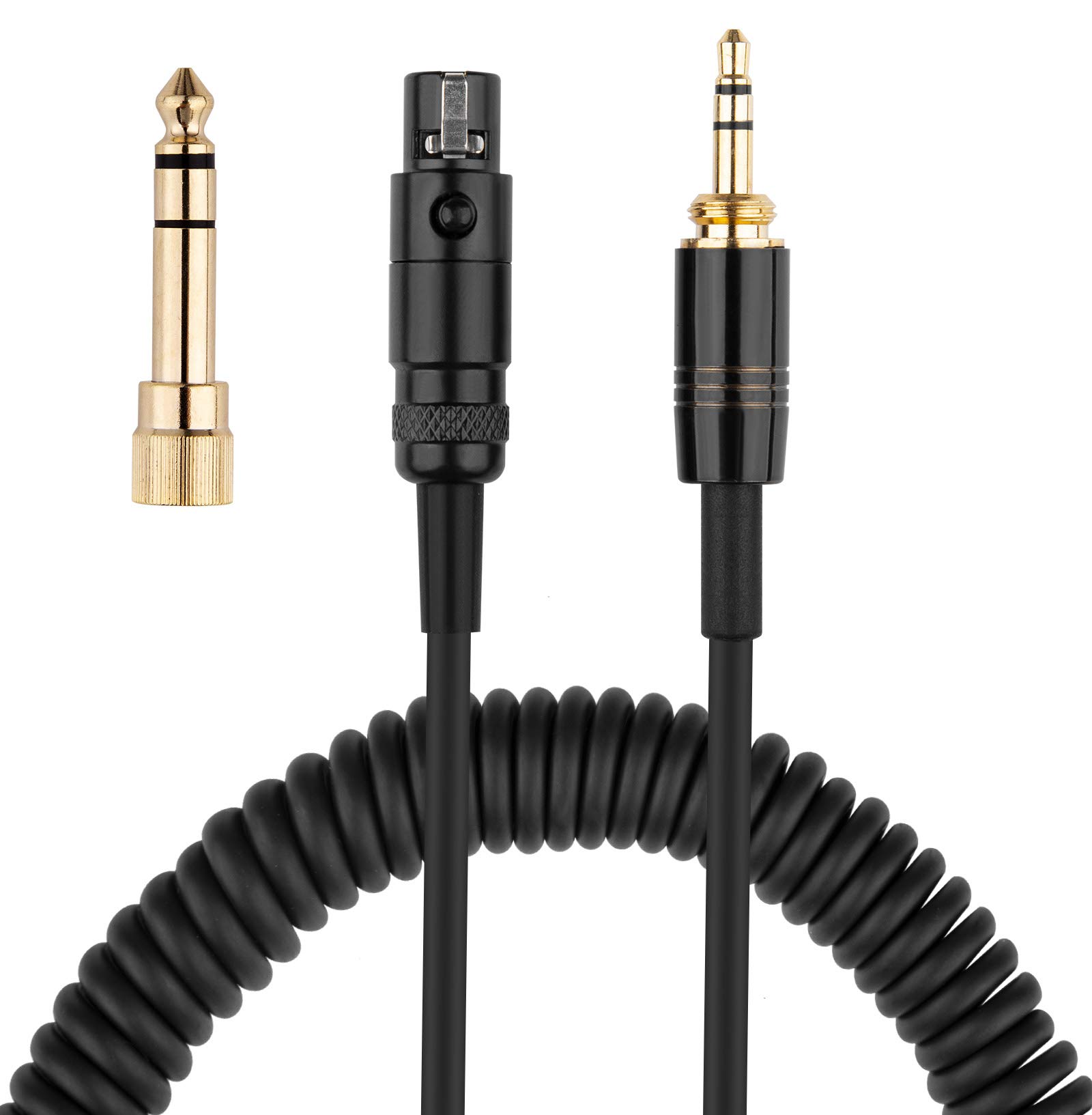 K702 Cable Coiled Aux Cord for AKG K240, Q701, K712, K240S, K141 Headphones