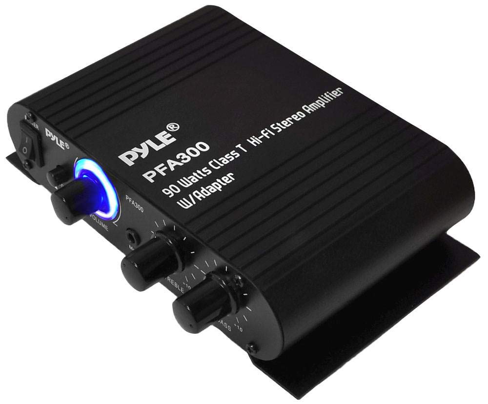 Pyle PFA300 Amplifier for Car or Home 90W Max