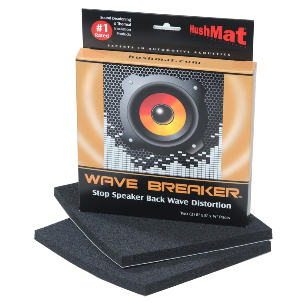 Hushmat 82450 Wave Breaker Contains (2) 8" x 8"  Wave Deflecting Pads