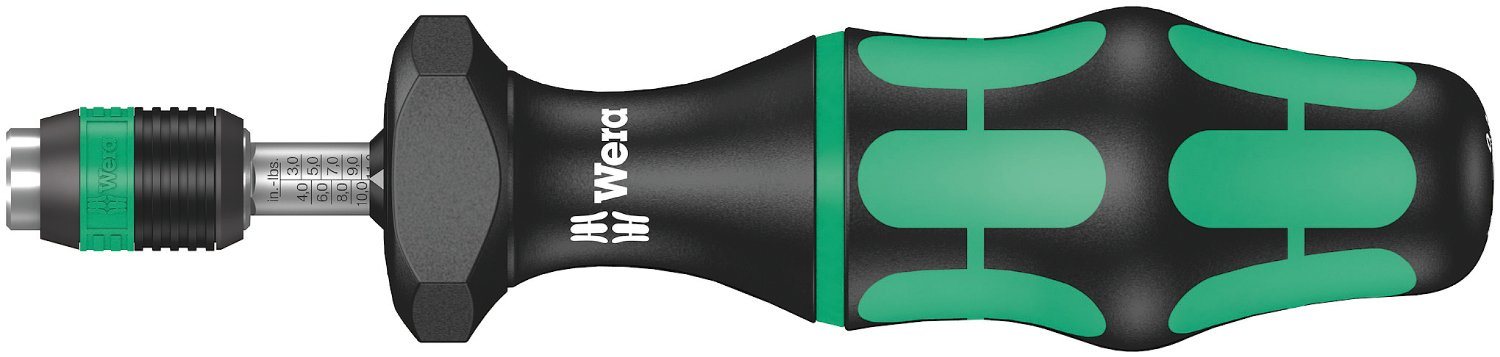Wera 05074710001 Kraftform 7445 Hexagon Torque Screwdriver 1/4 Head