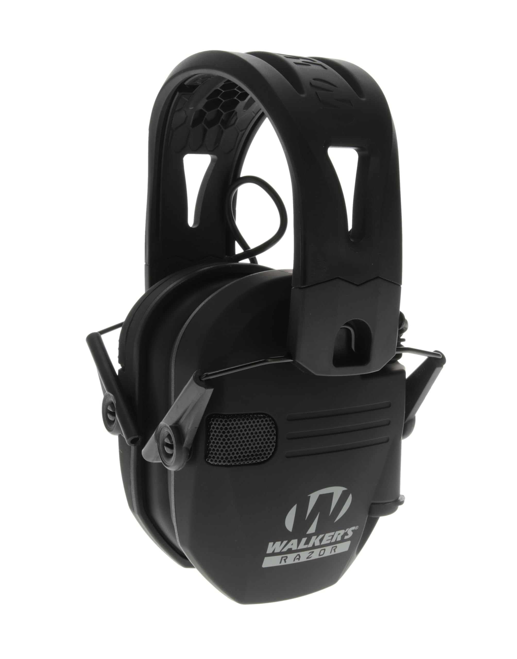 Walker's Game Ear RSEMRH Black Razor W/ Rubber Headband