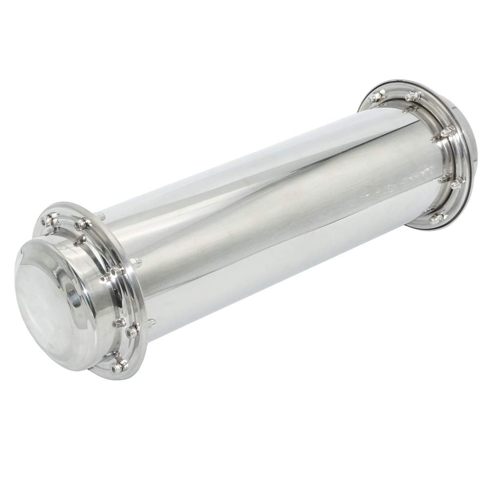 Time Capsule Anti-Corrosion Waterproof Stainless Steel Capsule Container Durable Lock Container for Future Graduation Gift (16.3 Inch)