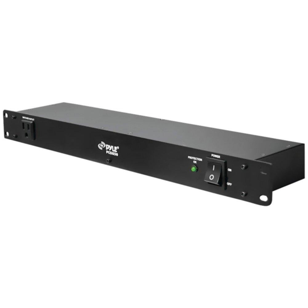 Pyle PCO850 9 Outlet Rack Mountable Power Strip Surge Protector