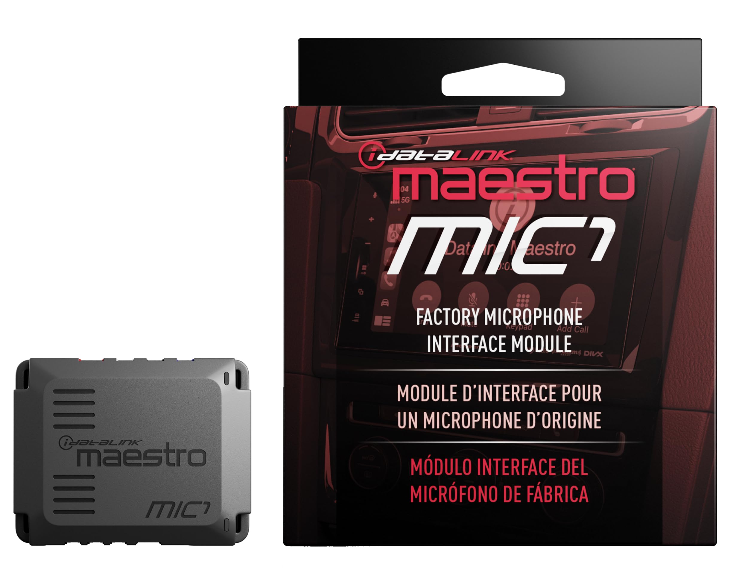 iDatalink Maestro ADS-MIC1 Factory Microphone Retention Module for Aftermarket Radios – Works Standalone or with MRR, MRR2, MSR Interfaces & iDatalink-Compatible Head Units (Sold Separately)