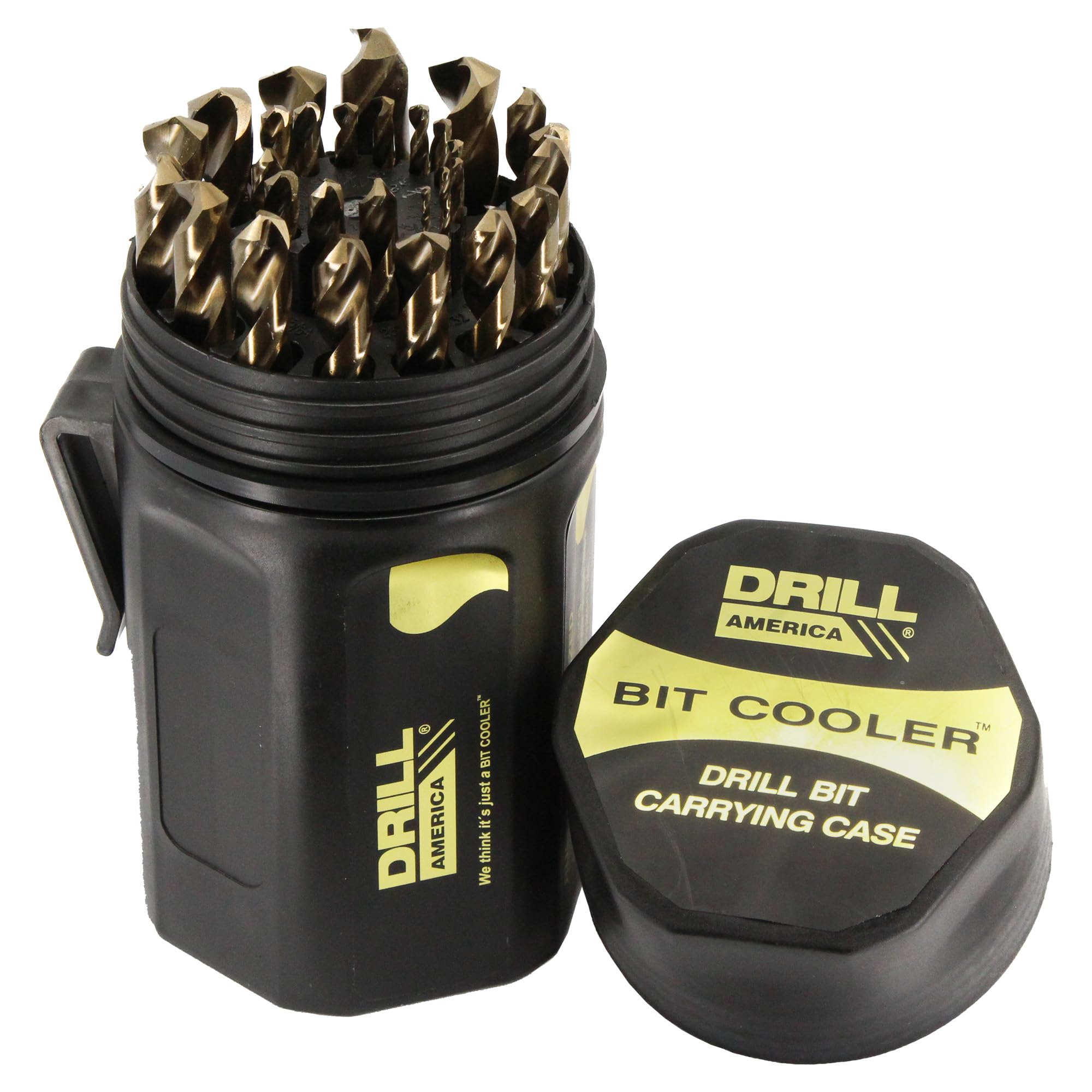 DRILL AMERICA DWD29JCOPC 1/16 1/2 Cobalt Jobber Drill Bit Set, 29 Piece