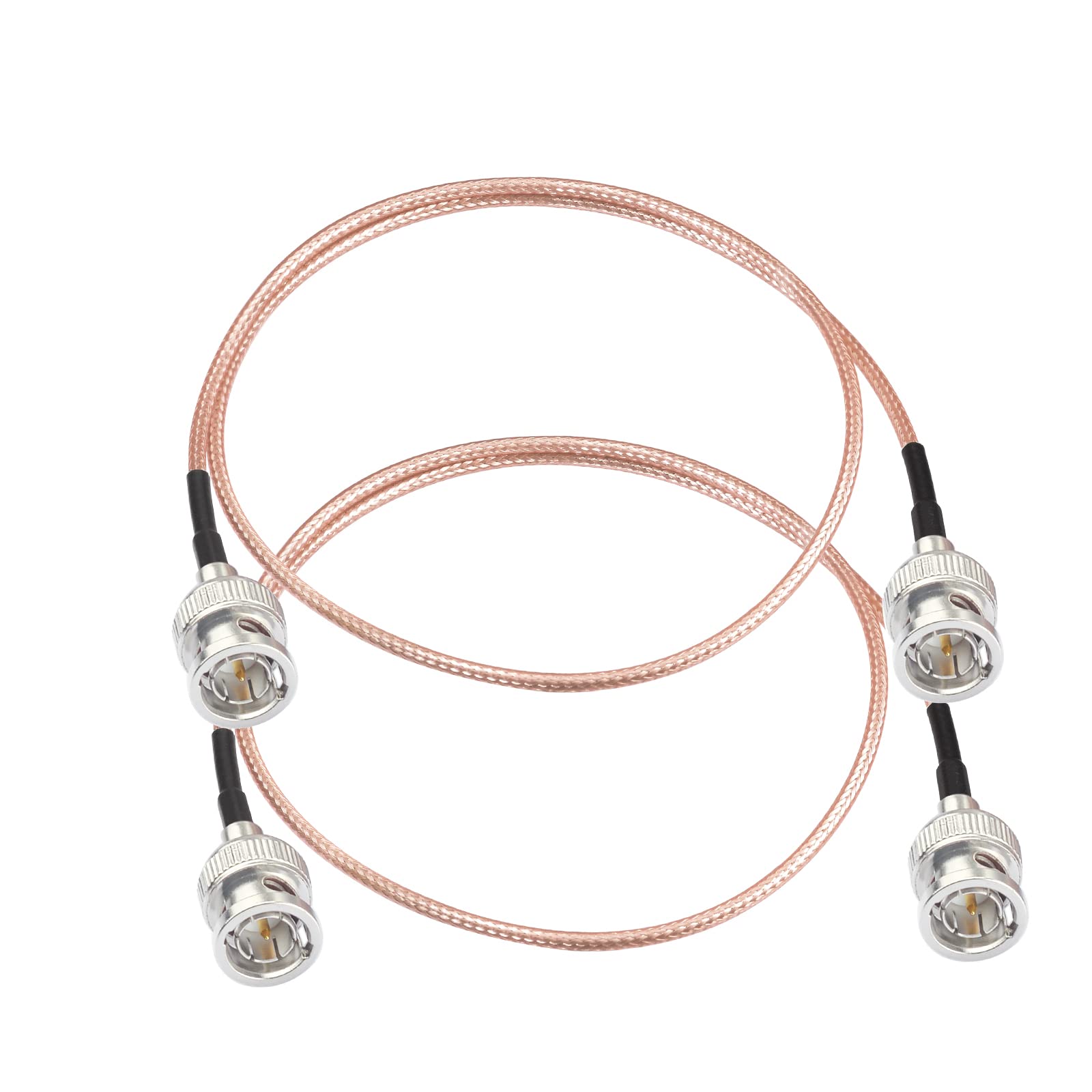 Superbat 3G SDI Cable BNC Cable 75 ohm 50cm for Cameras Monitor Recorder BMCC Video Equipment Supports HD-SDI 3G-SDI 4K 8K Video 2Pcs