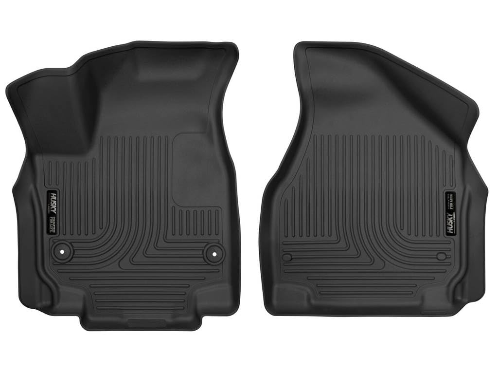 Husky 13011 Weatherbeater Front Floor Liners Black for '17-'20 Chrysler Pacifica