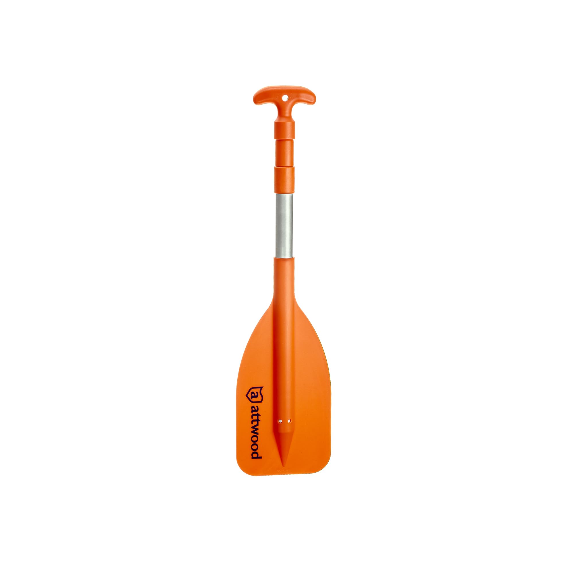 Attwood 24-inch to 54-inch Emergency Telescoping Paddle for Boating, Lightweight & Durable, High Visibility Orange, 11826-1