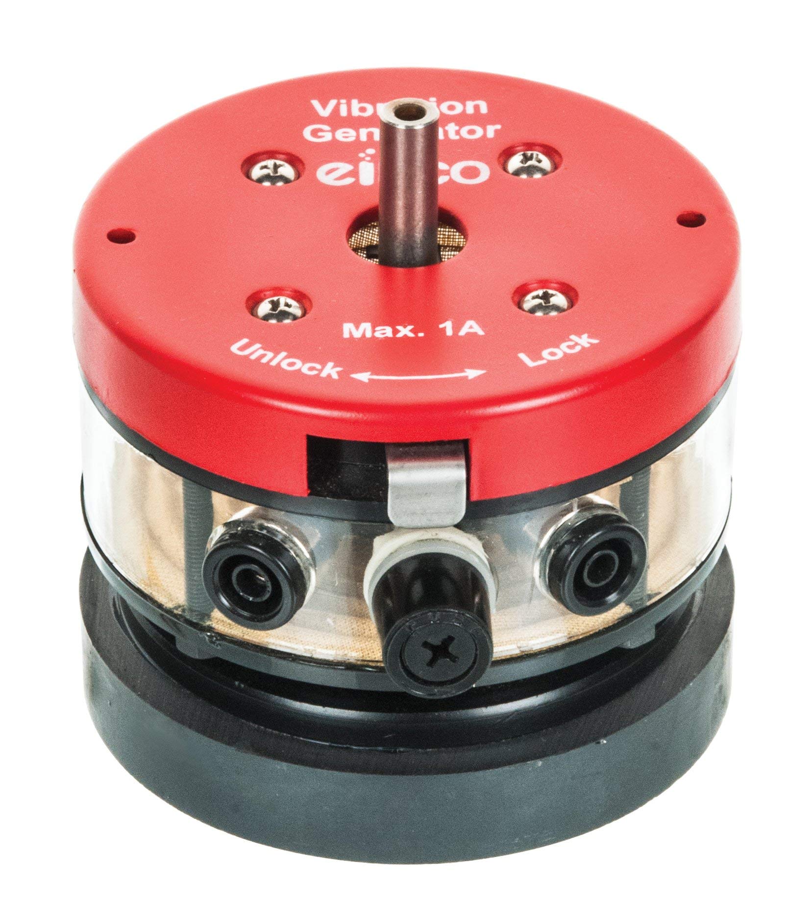 Eisco Labs Vibration Generator – 1 to 5 kHz Range, Mechanical Oscillator, Wave Motion Generator, Frequency Oscillator for Physics Labs, STEM Resonance Studies