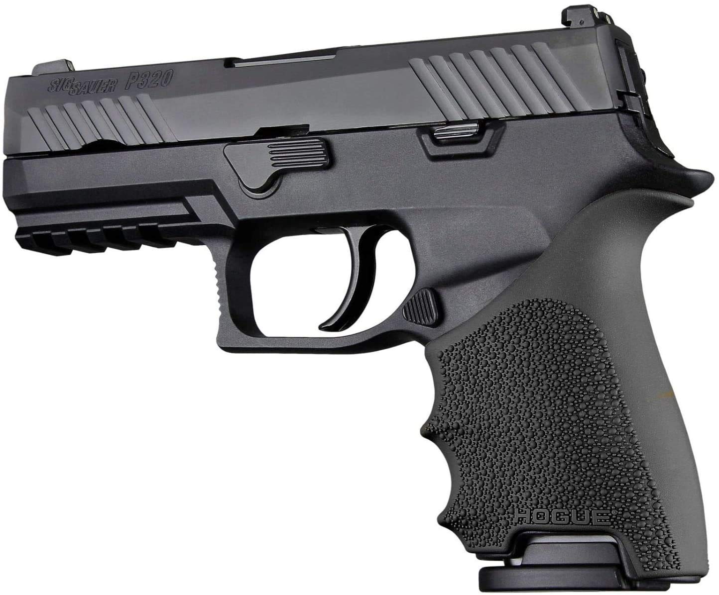 Hogue 17610H Handall Beavertail Grip Sleeve Sig Sauer P320 Compact Black