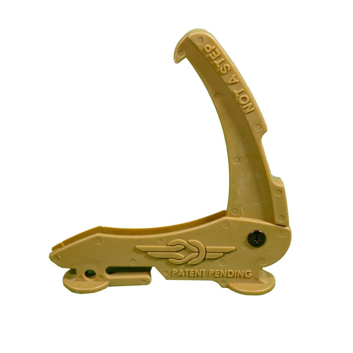 Tethrd Fold N Go Saddle Hunting Gear Accessory Hook - Super Strong and Lightweight - Ideal for Hanging a Bow, Rifle, Backpack, or use as a Rifle Rest, Olive