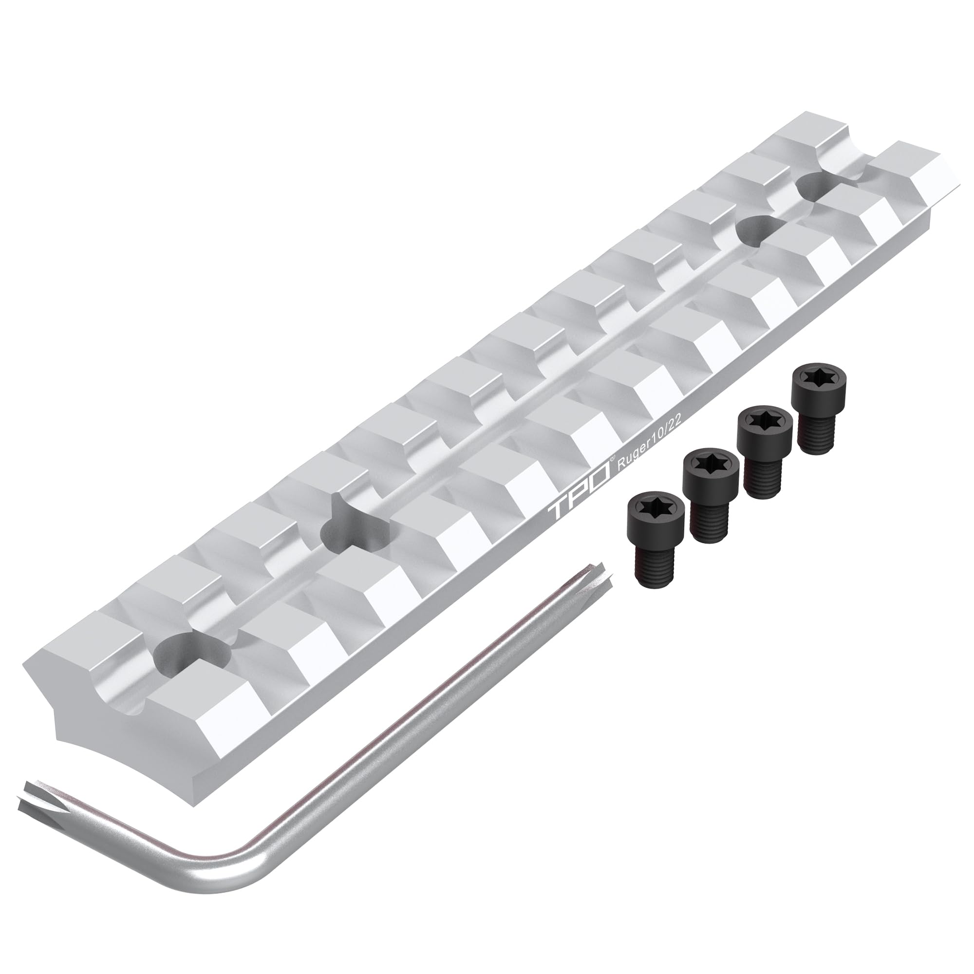 Eastern Tactical Supply Ruger 10/22 Picatinny Rail Mount for Red Dot, Scopes, Optics (Silver)
