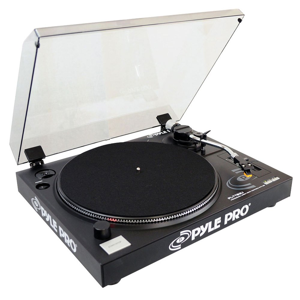 Pyle PLTTB3U Belt Drive USB Turntable with Digital Recording Software