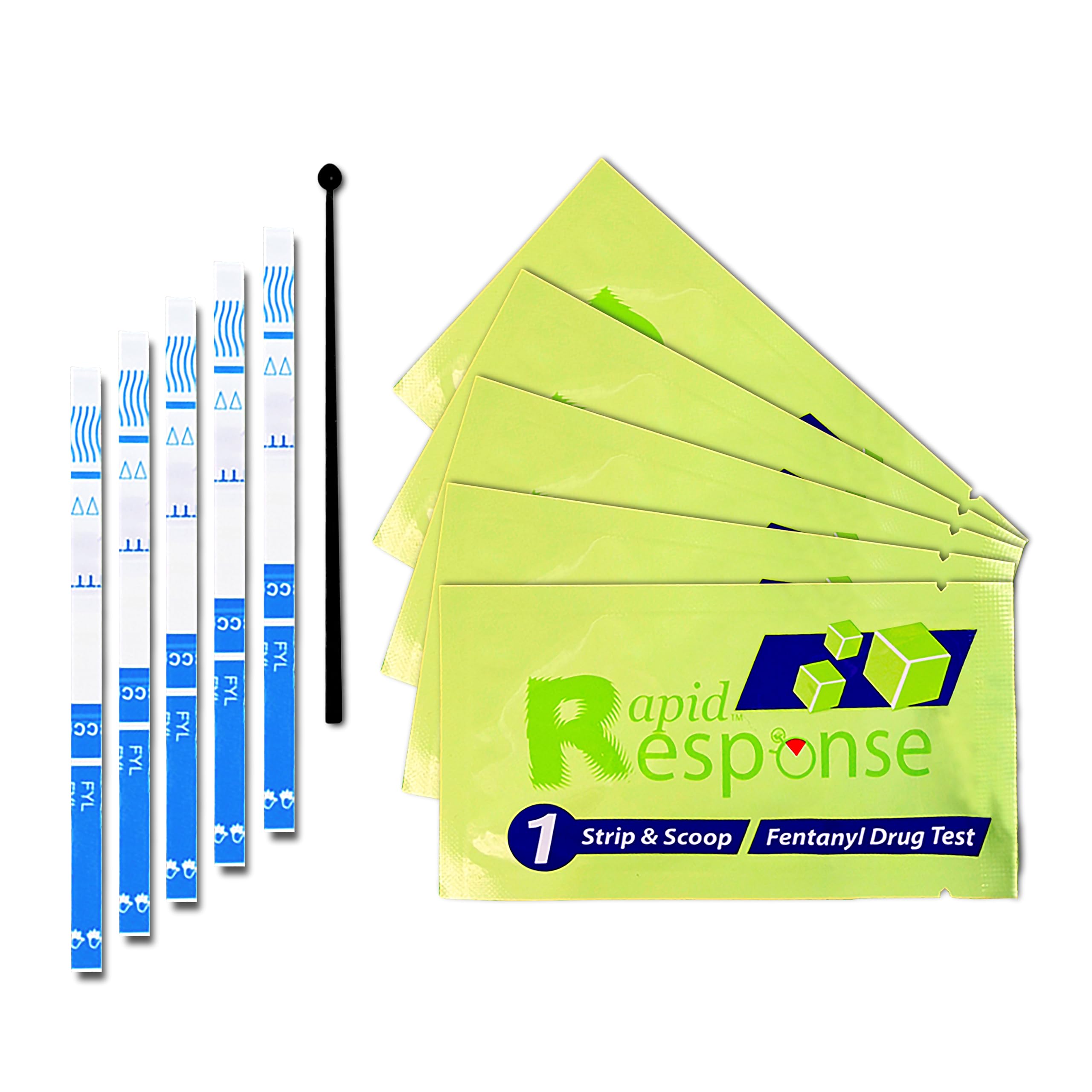 Rapid Response Fentanyl Test Strips, 5 Pack – Fast, Accurate Drug Test Kit