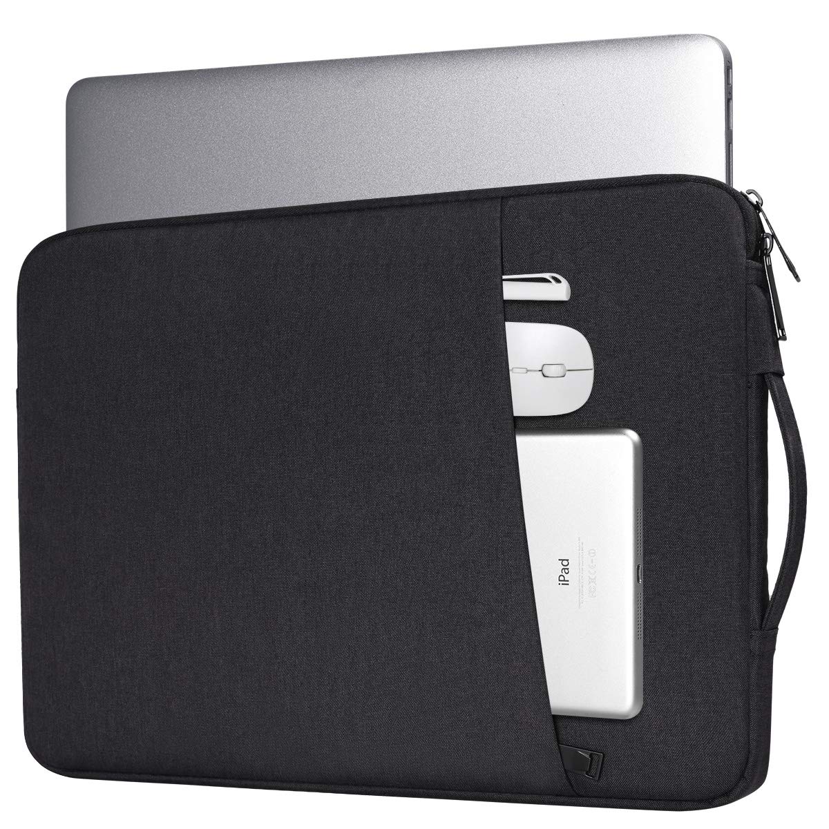 14 Inch Laptop Sleeve Case for Dell Latitude/Inspiron, HP ASUS Lenovo Chromebook/Stream/ASUS Vivobook/Lenovo IdeaPad Computer Sleeve Bag, Black
