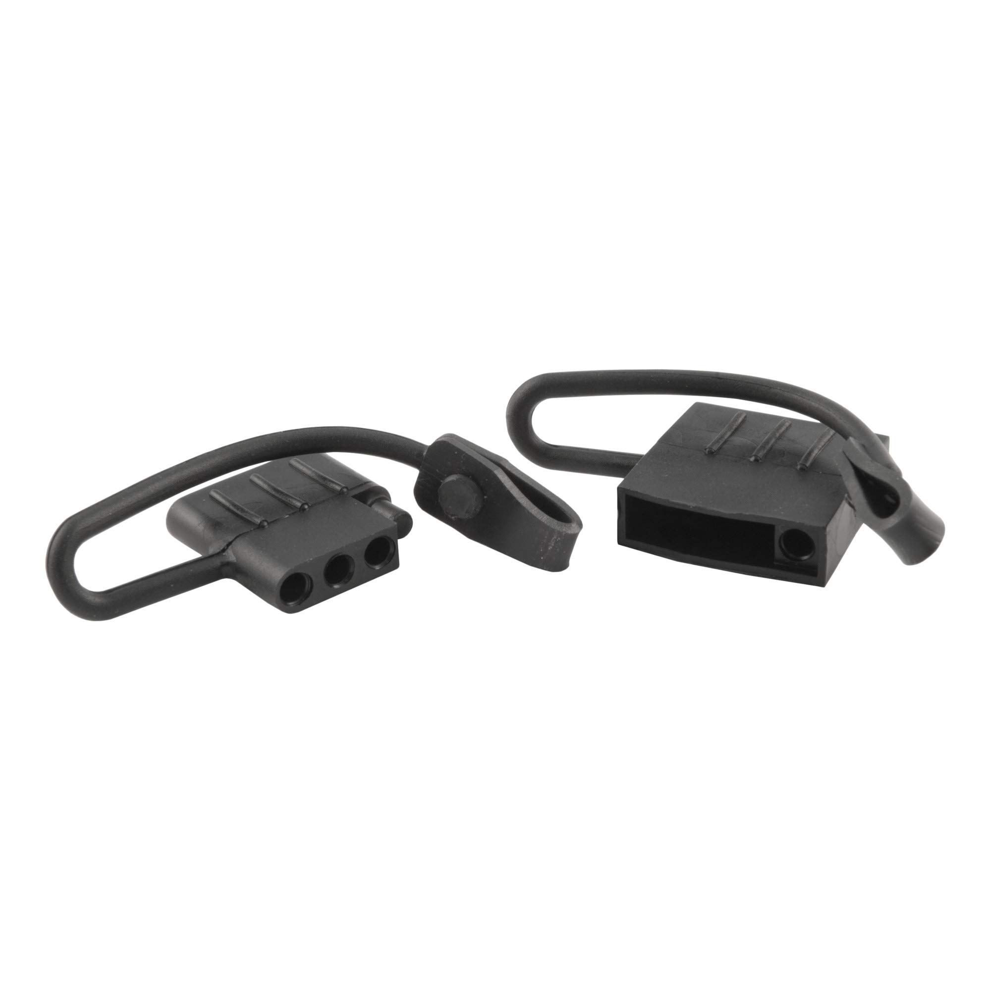 CURT 58761 Vehicle and Trailer-Side 4-Pin Flat Wiring Harness Dust Covers, 2-Pack