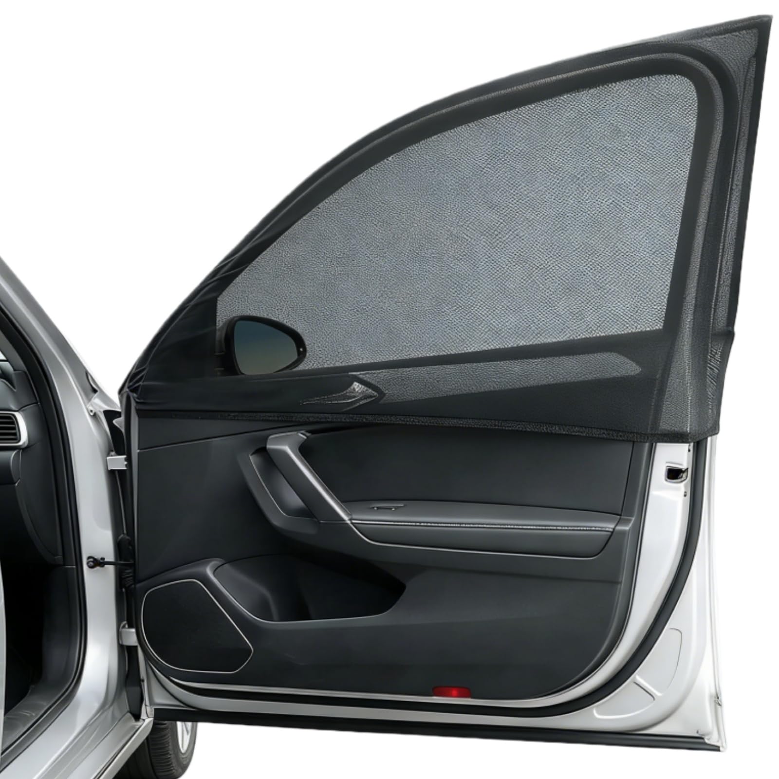 2pcs Car Front Window Screen Mesh, Suitable for Camping, Travel, UV-Protection, Breathable Mesh Car Window Sunshade for SUV Cars