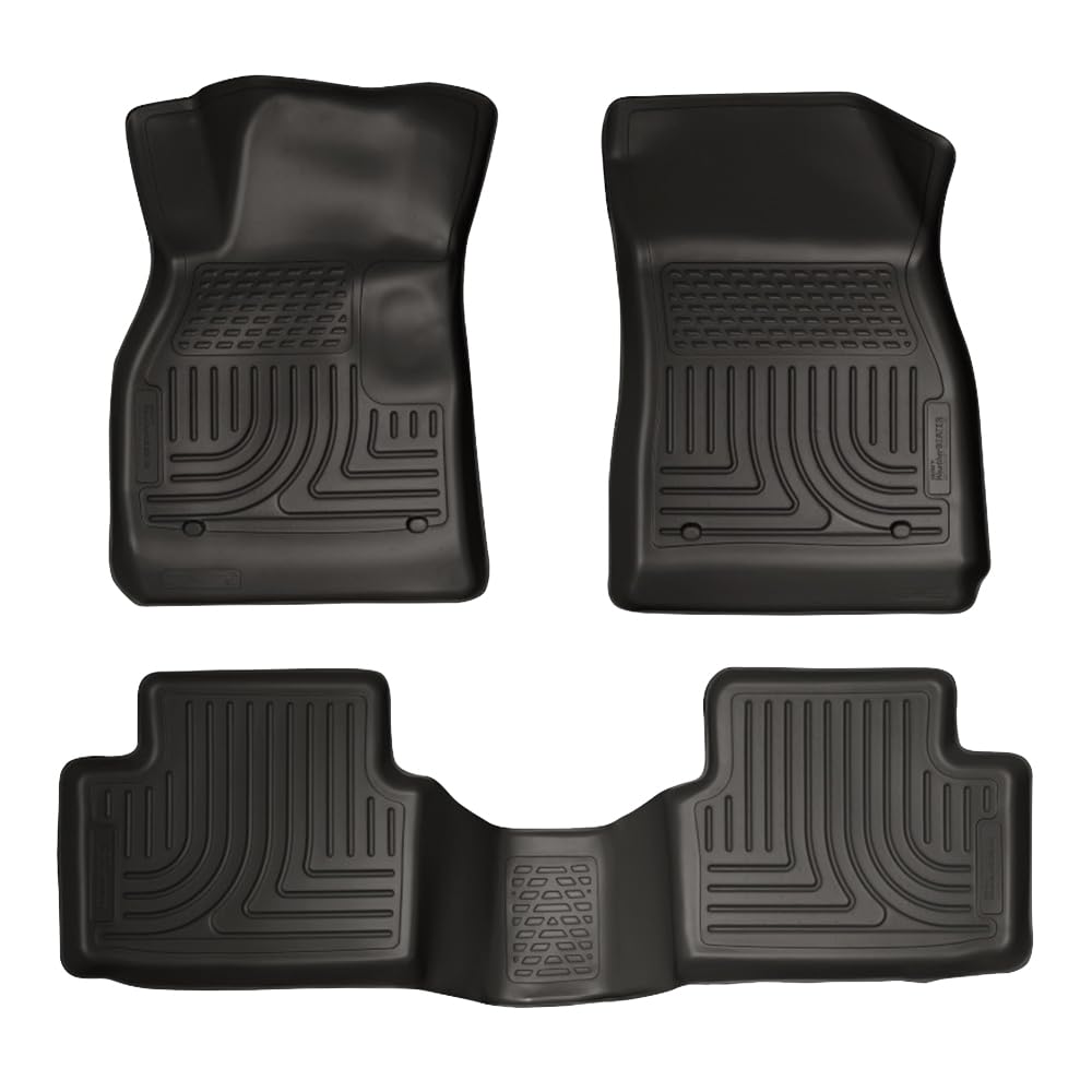 Husky 98191 Front/2nd Seat Floor Liners For 13-15 Malibu/2016 Limited