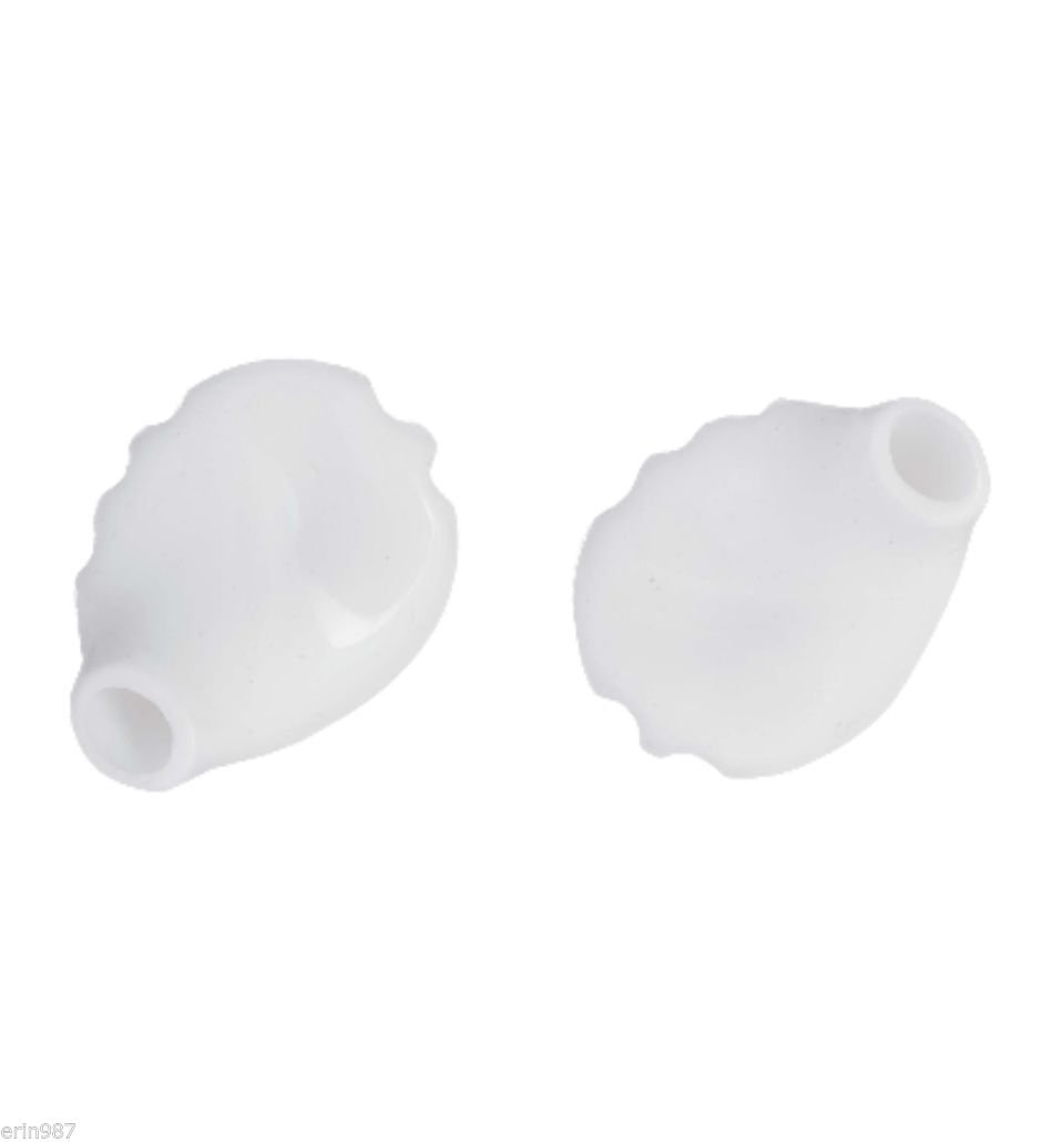 Yurbuds White Earbud Covers Size 5, TwistLock for Secure Fit, Compatible with Headphones & Earphones