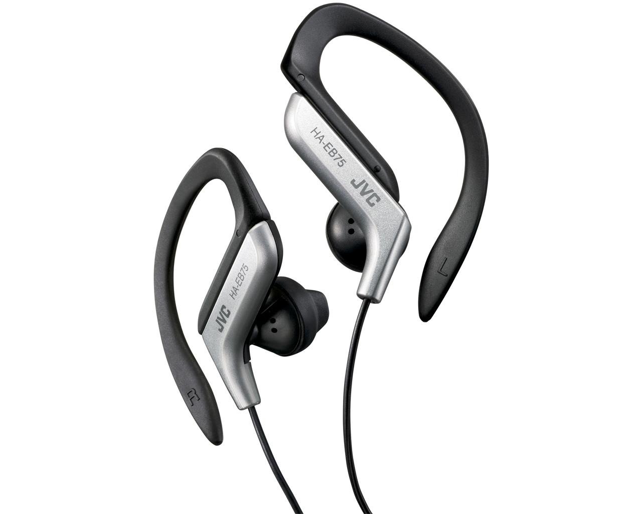 JVC HAEB75S Ear-Clip Earbuds (Silver)