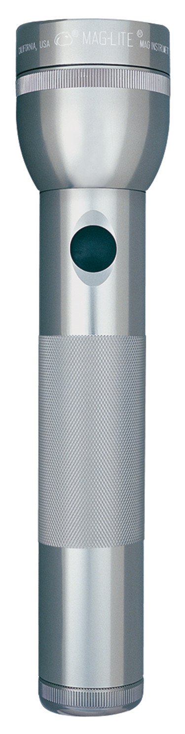 MAGLITE S2D096 Xenon 2-Cell D Flashlight, Gray