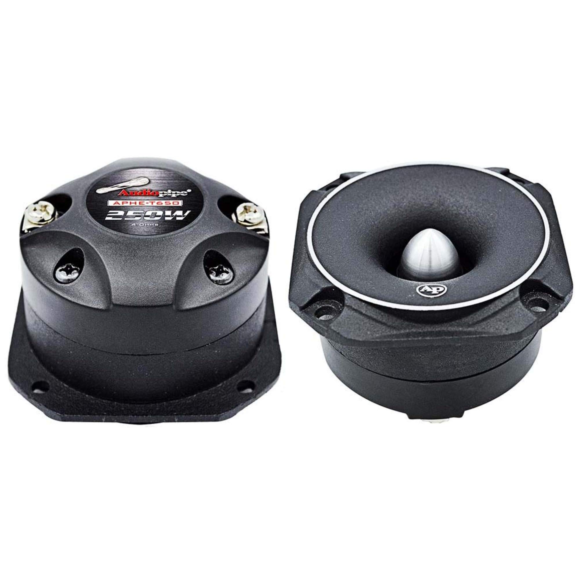Audiopipe APHET650 Super High Frequency Titanium Tweeter 250W Max Pair
