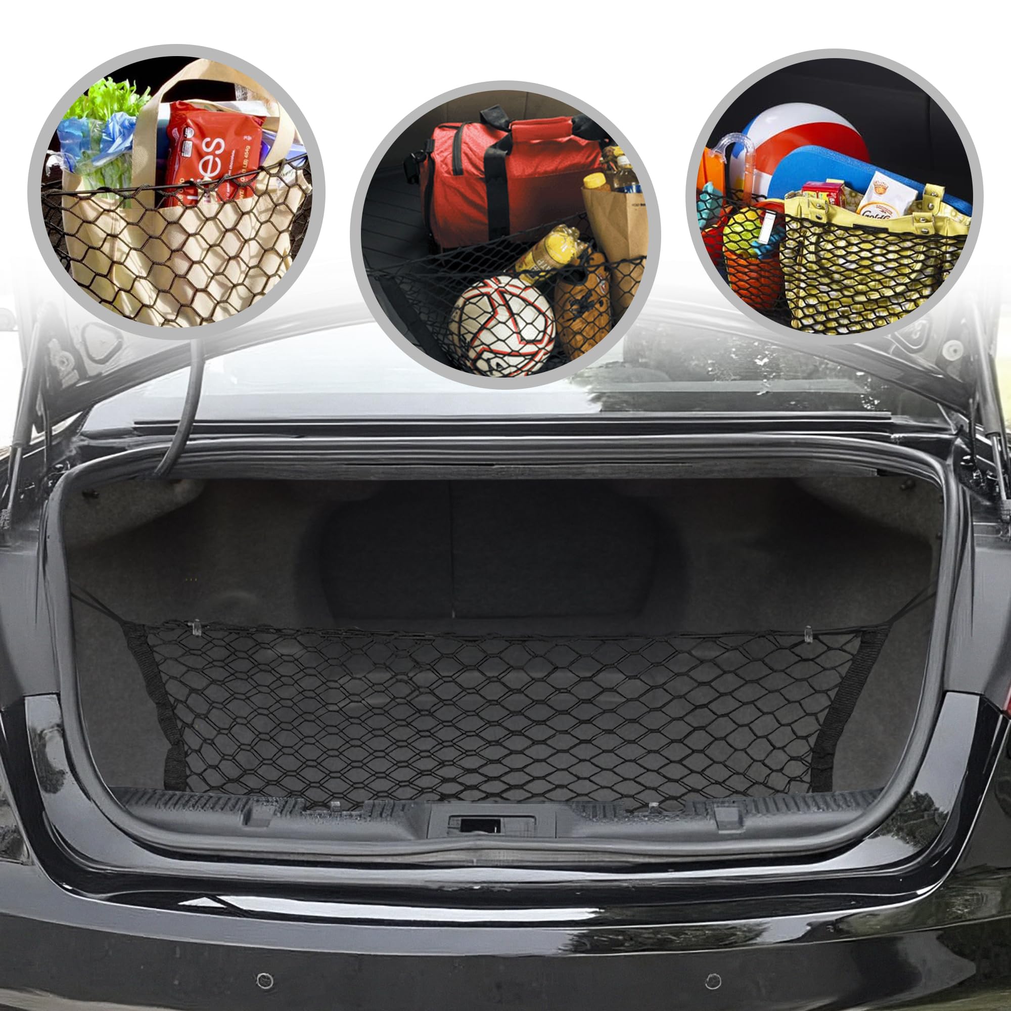 Envelope Trunk Cargo Net For FORD TAURUS 2007 08 09 10 11 12 13 14 15 16 2017 2018 2019 NEW