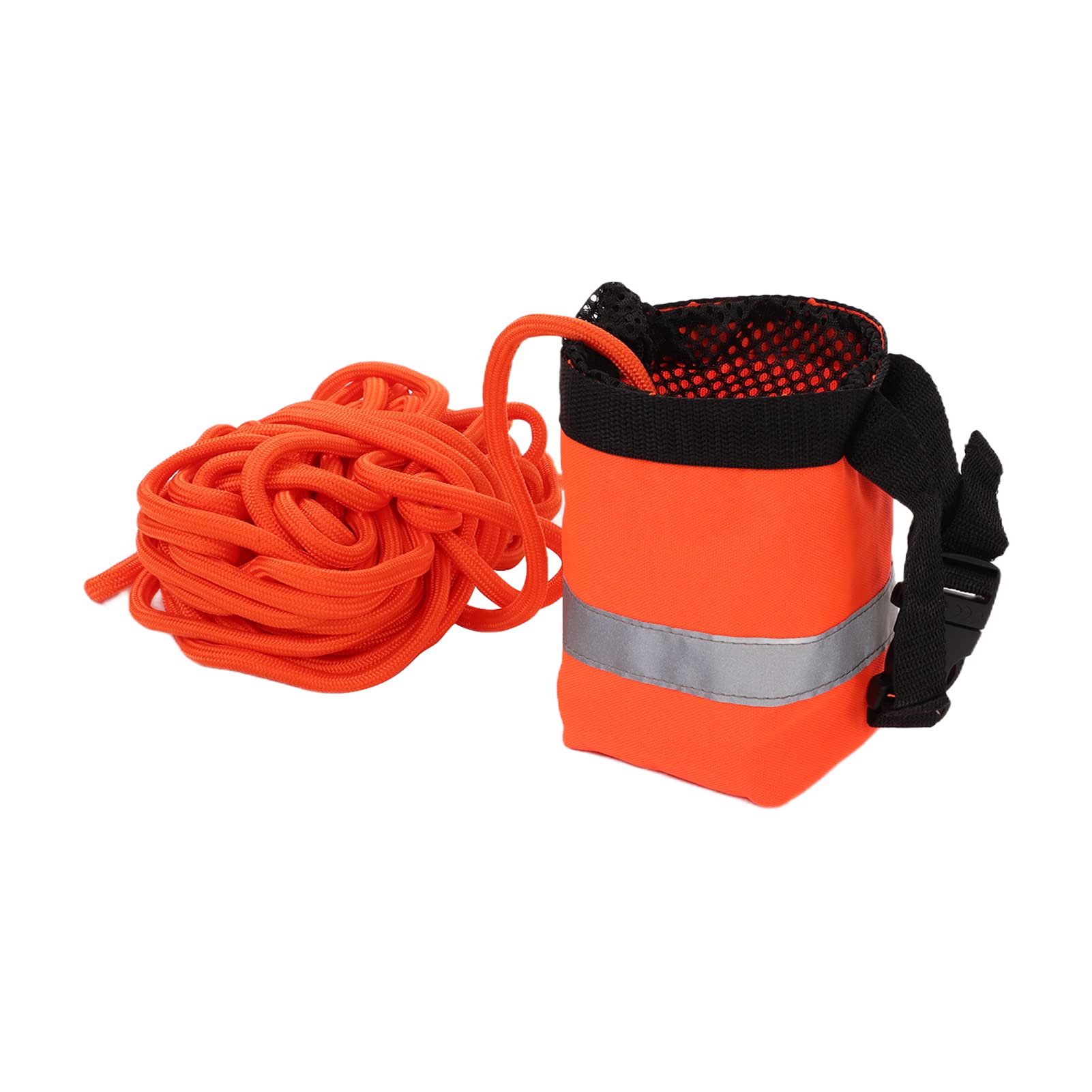Estink Water Floating Rope, Oxford Cloth Throw Rope Bag Life Saving Reflective Rope Water Floating Bag High Visibility Outdoor Saving Equipment for Water Sports Water Rescuing,
