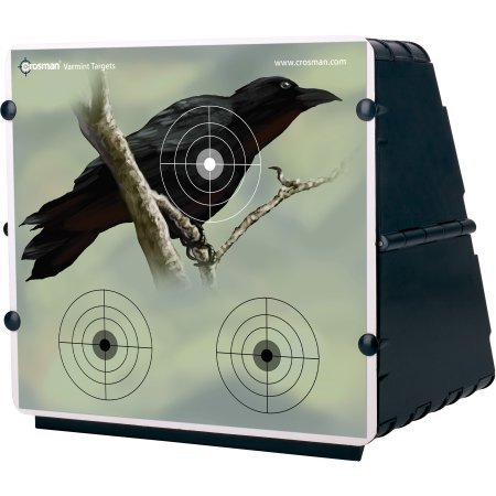 CROSMAN 0853 Pellet Target Trap Collapses Flat Storage Incl. 12 Paper Targets