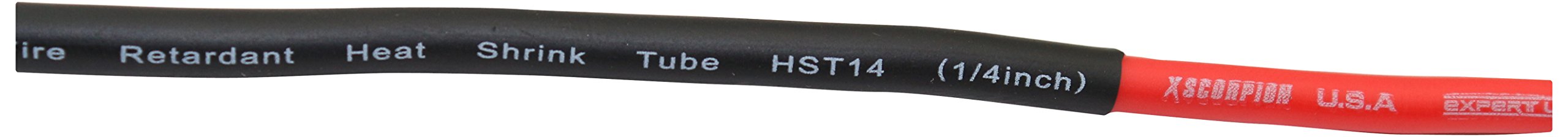 XSCORPION HST141BK 1/4 Heat Shrink Tubing (100 Feet)
