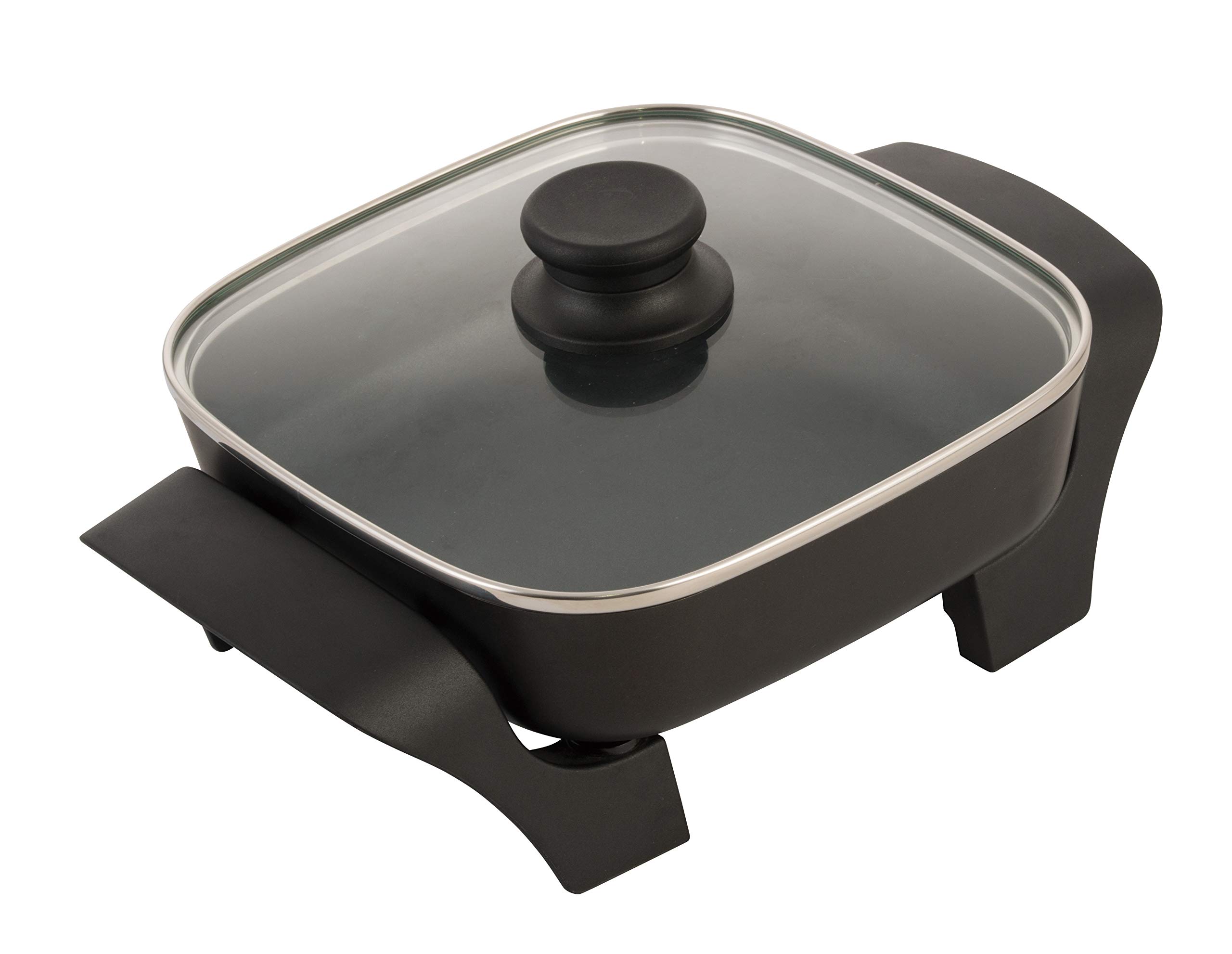 Brentwood Appliances SK-46 8" Nonstick Electric Skillet w/Glass Lid