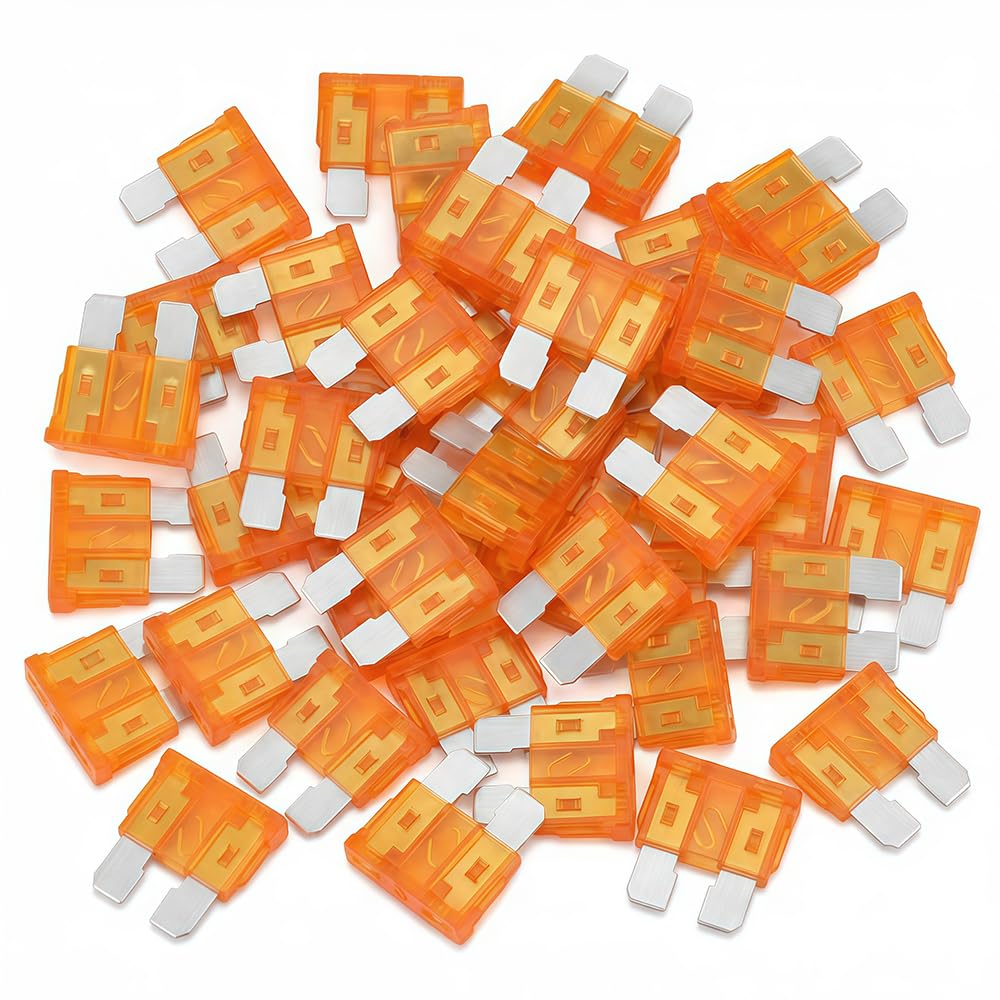 (80Pcs) 5 Amp Standard Fuse, 5A Car Blade Fuses for Car/RV/Truck/SUV/Motorcycle/Boat