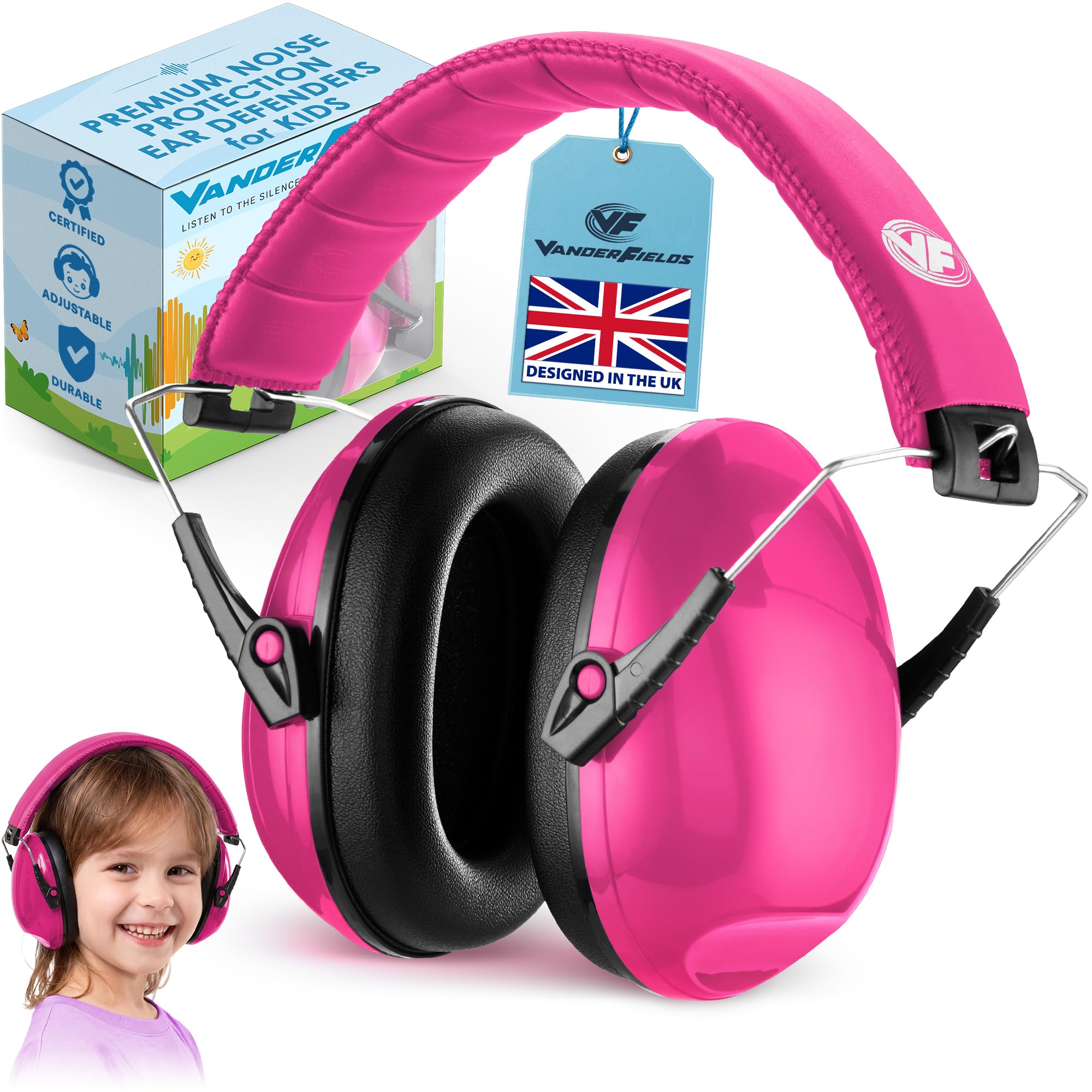Kids Noise Canceling Headphones - 33 dB (2K Hz) - Ear Protection Earmuffs