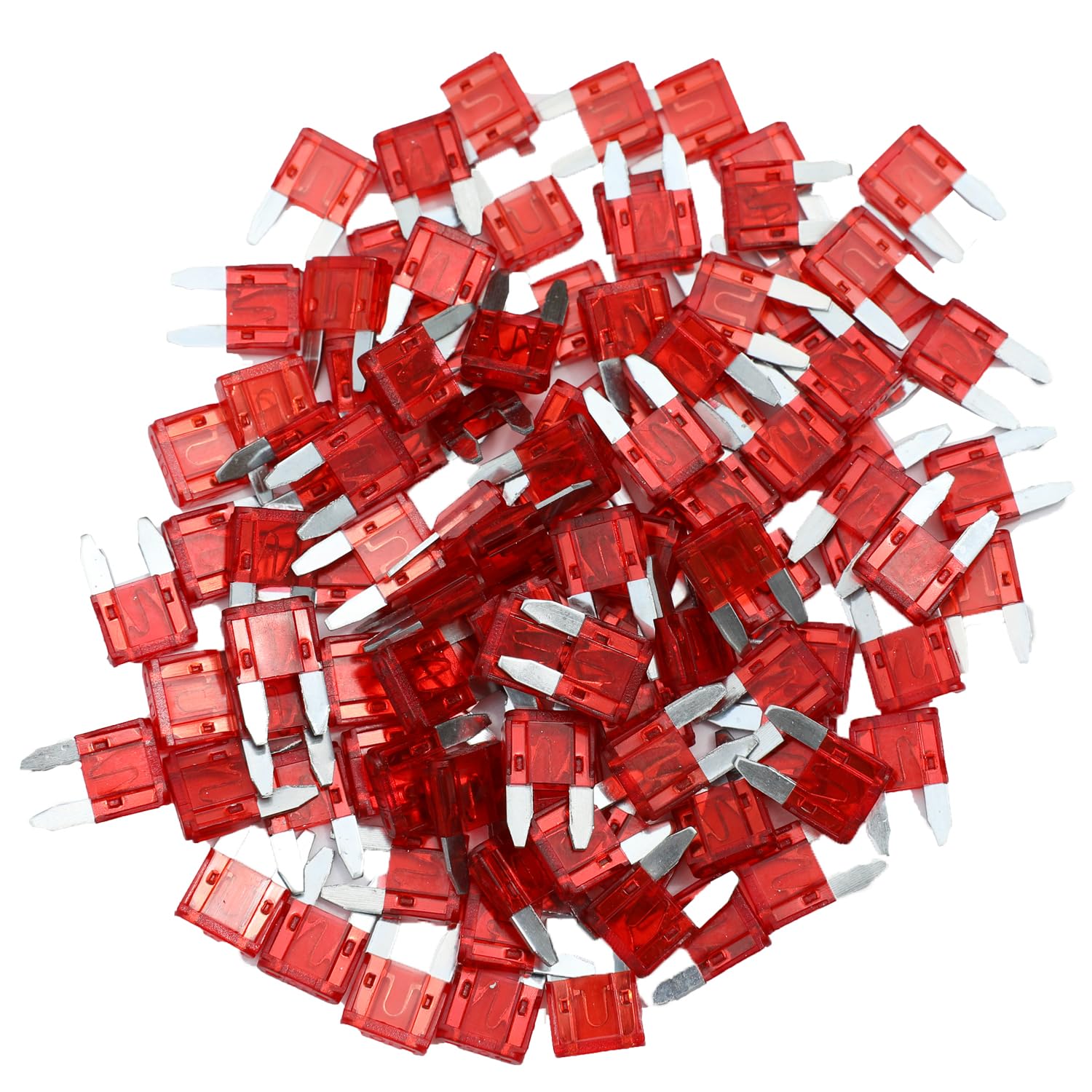 160 Pcs 10Amp Mini Fuse, 10 A Mini Car Blade Automotive Fuses for Car RV Truck SUV Motorcycle Boat