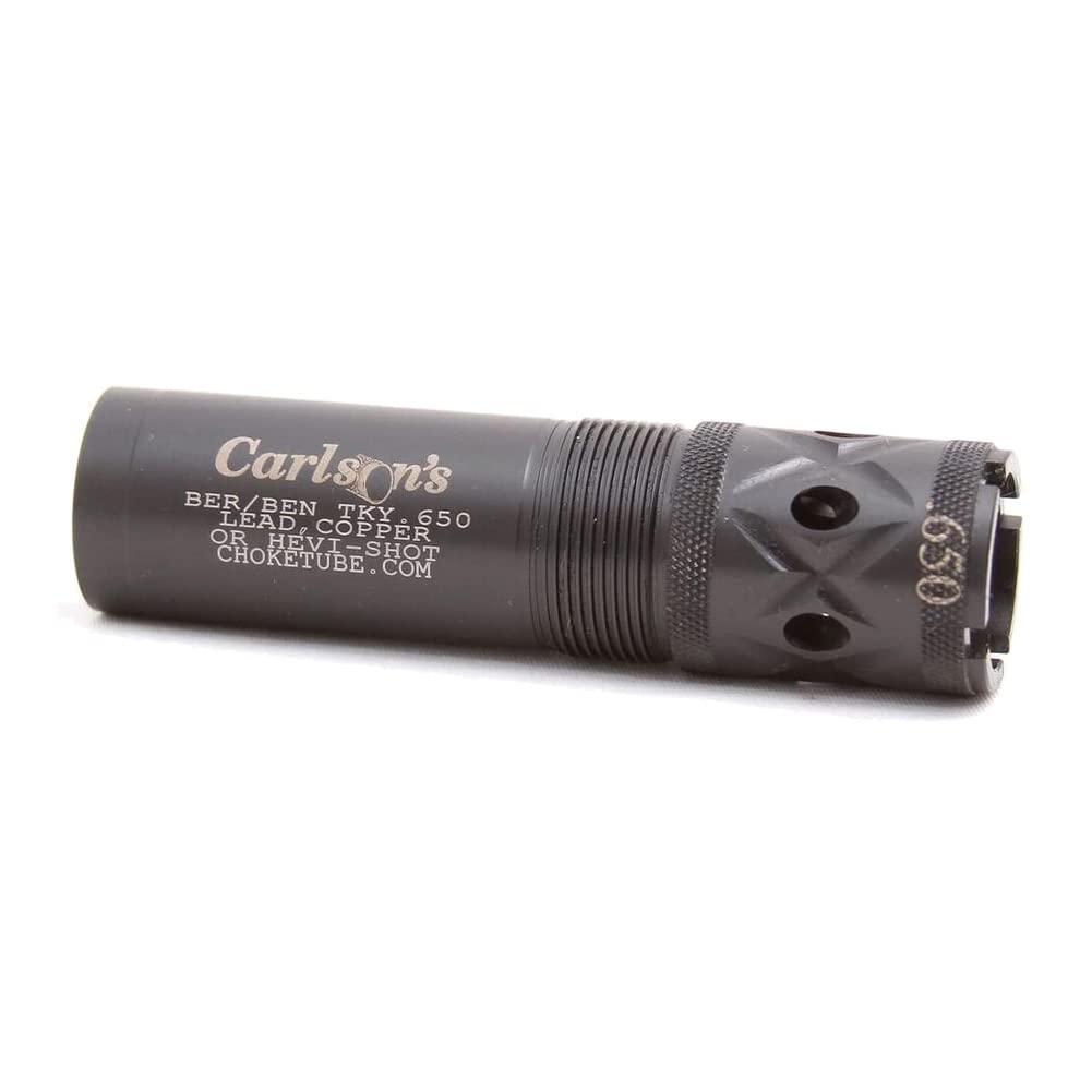 CARLSON’S Choke Tubes Beretta Benelli Mobil 12 Gauge Choke Tube [ Downrange | .650 Diameter ] Long Beard Turkey Choke Tubes | Made in USA, Black, 70130