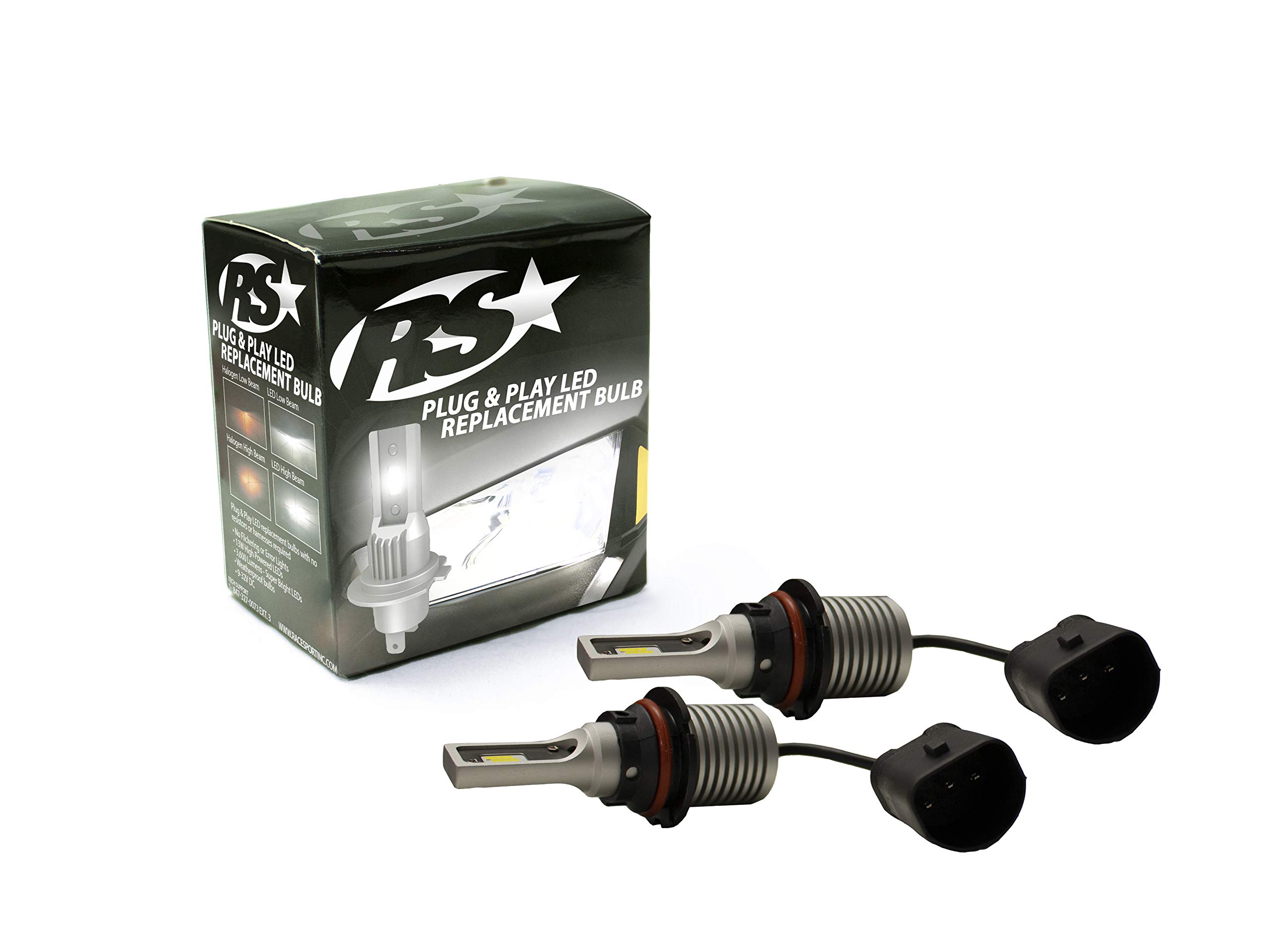 Race RSPNP9007 Sport Super LUX LED Headlights  Style 9007