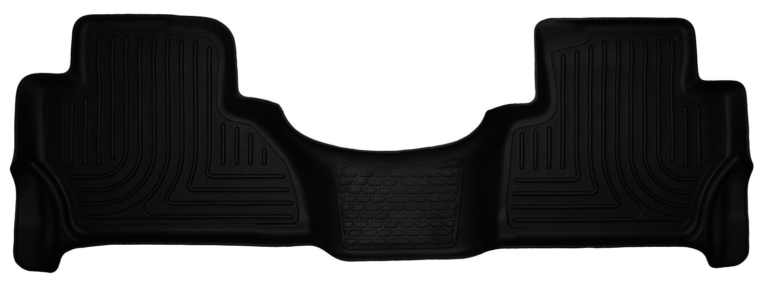 Husky Liners Weatherbeater Floor Mats | Fits 2015-2020 Cadillac Escalade | 2nd Row, 1-pc Black - 14111