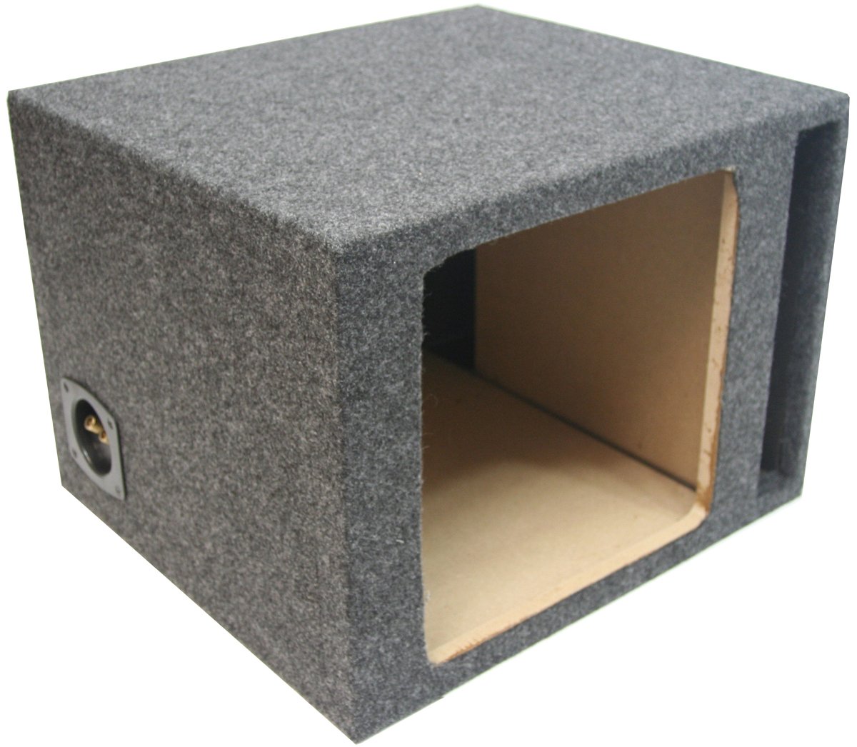 American Sound Connection Car Audio Single 12" Vented Square Sub Box Enclosure fits Kicker L7 Subwoofer