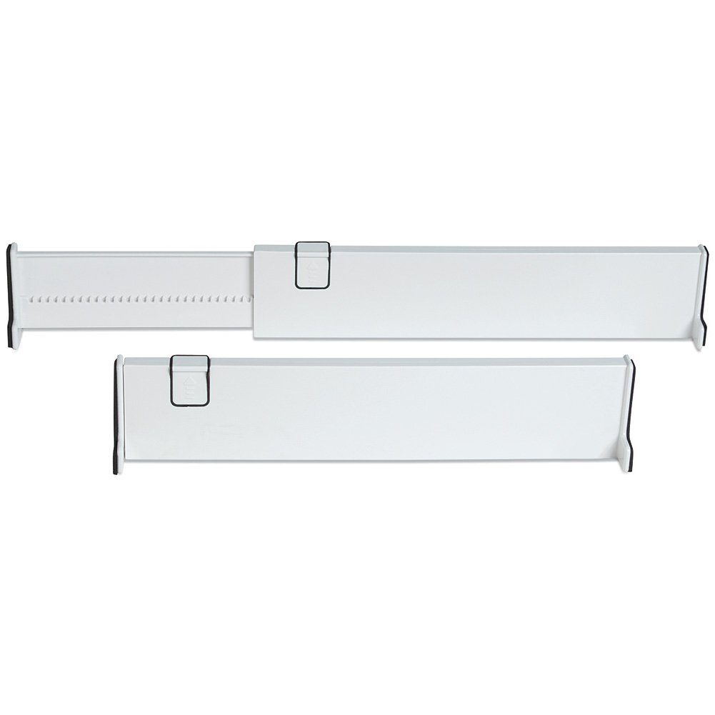 Jobar JB7382 IdeaWorks S/2 Adjustable Drawer Dividers White