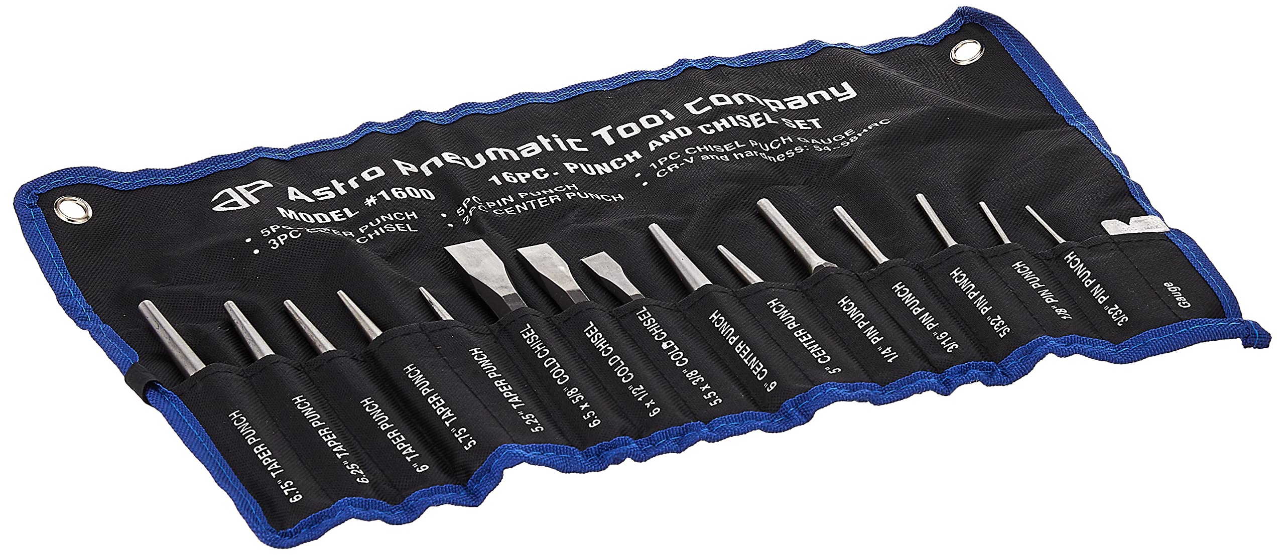 Astro 1600 16Piece Punch and Chisel Set