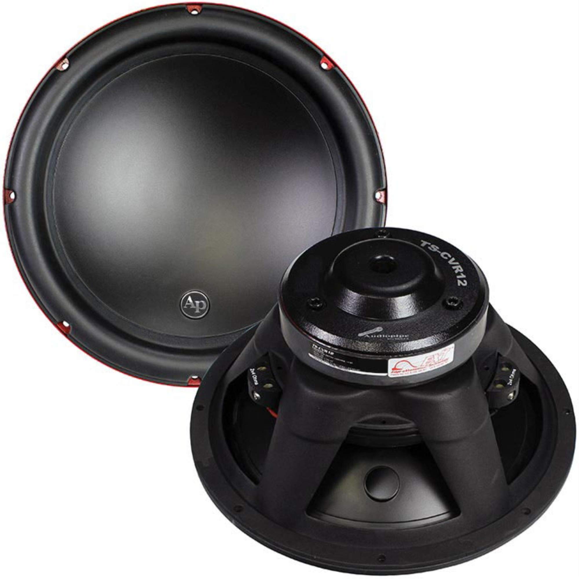 Audiopipe TSCVR12 12" PP cone woofer 4 Ohms DVC 750W Max