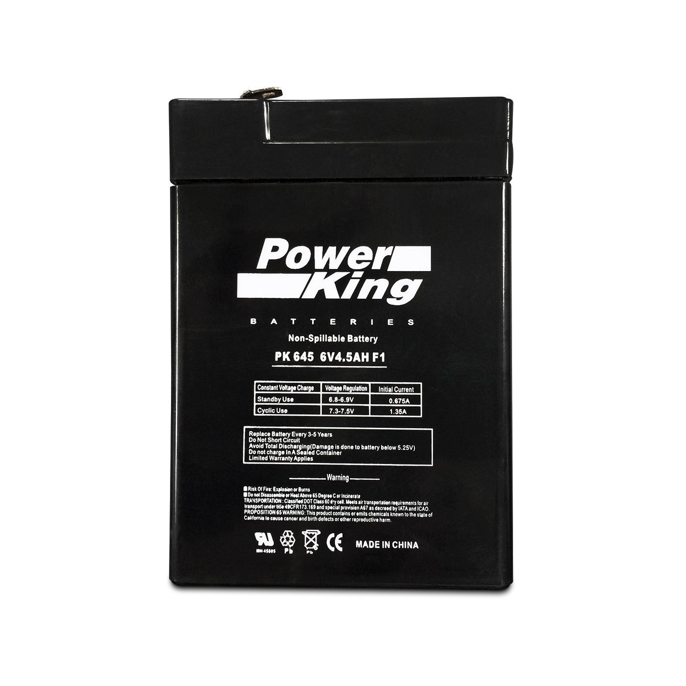 American Hunter DE30008 De645Dc / 6V 4.5 Amp Hr Rechargeable Battery