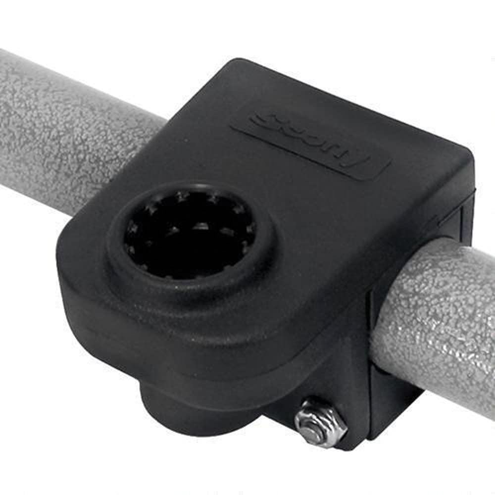 Scotty 0245BK 1-1/4" Rail Mounting Adapter, Black
