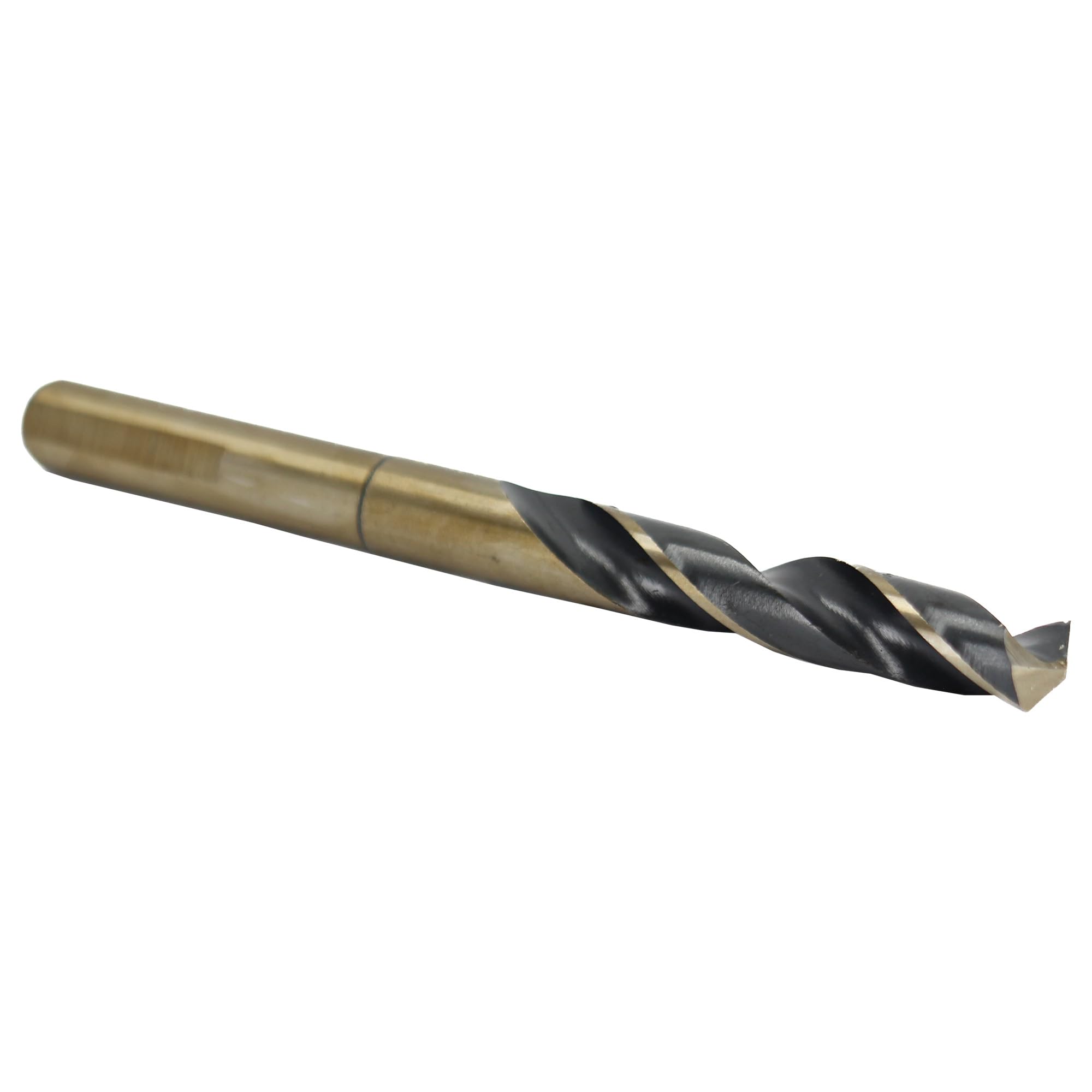 Drill America 33/64" Reduced Shank High Speed Steel Black & Gold Contractor Drill Bit with 3-Flat 1/2" Shank, KFD3F Series