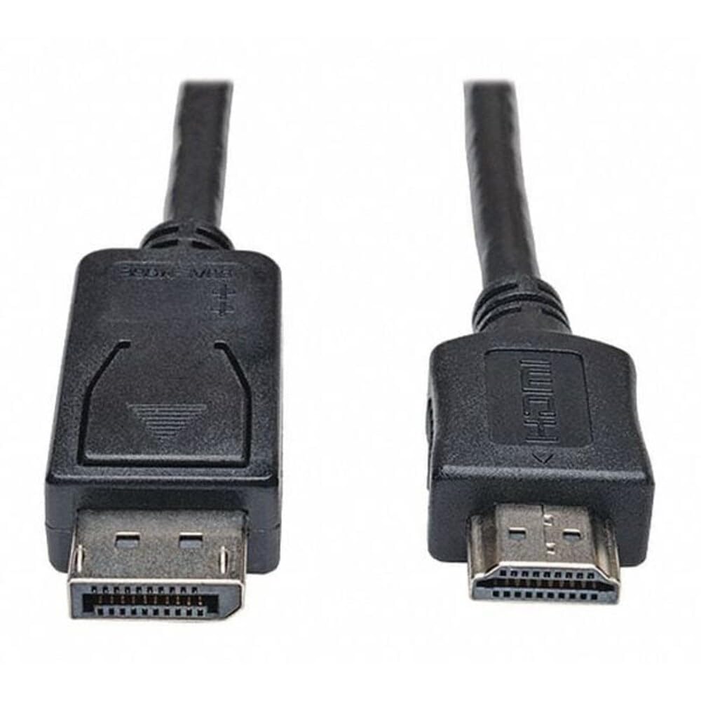 TRIPP LITE DisplayPort to HDMI Audio Video Cable Adapter, DP to HDMI, Male-to-Male, 1080P, HDCP Compatible, 6-Feet / 1.8 Meters, 3-Year Warranty (P582-006)