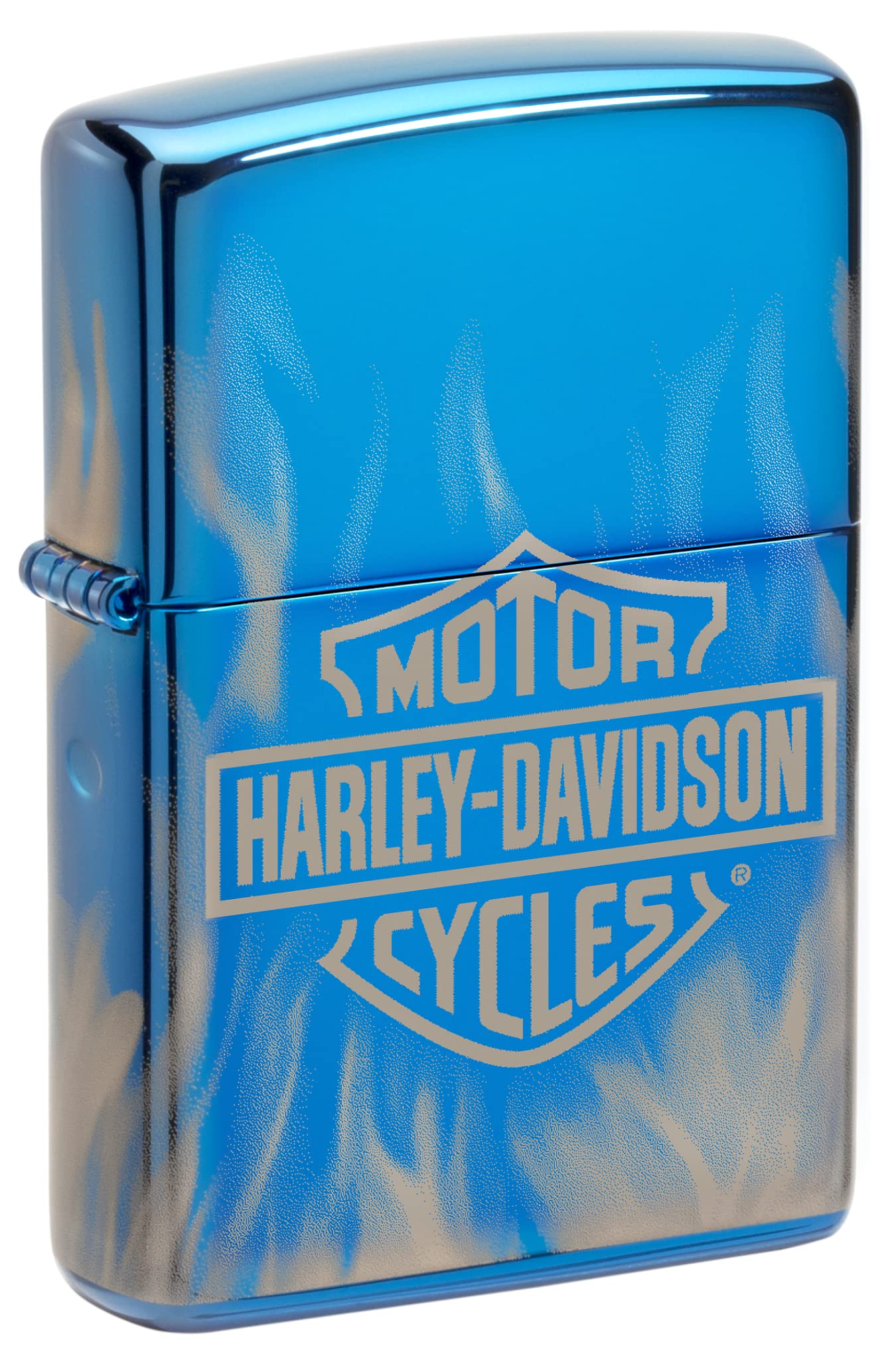 Zippo Harley-Davidson 360° Flames High Polish Blue Pocket Lighter