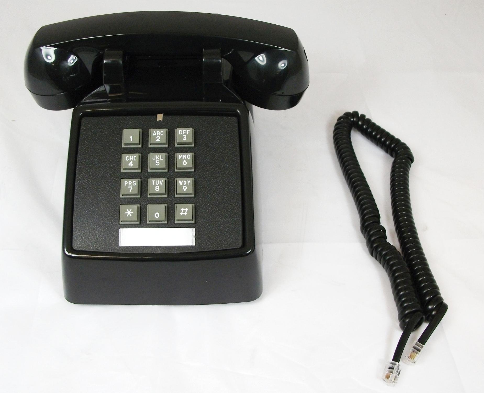 Cortelco 2500-MD-BK 250000-vba-20md Desk Valueline Black